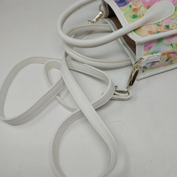 Pretty Spring Floral Rectangle Crossbody Bag - Picture 12 of 12
